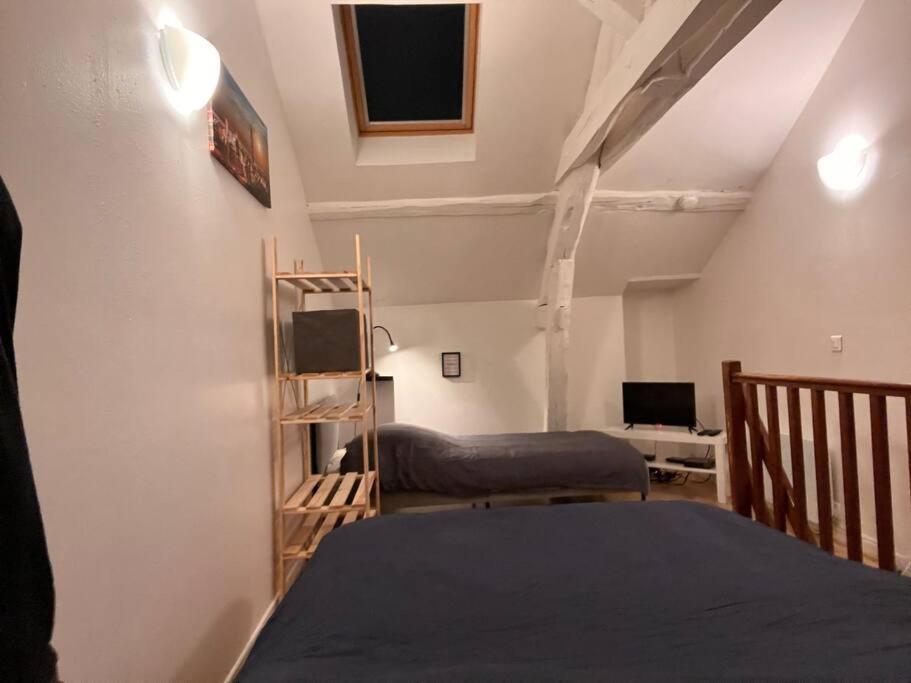 Studio Duplex Centre-Ville Au Calme Avec Parking Fontainebleau Dış mekan fotoğraf
